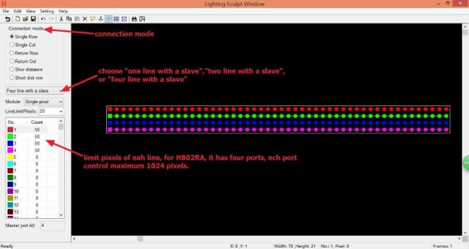 4096 пикселей Salve DMX LED контроллер H802RA 4 порта Алюминиевый сплав 0