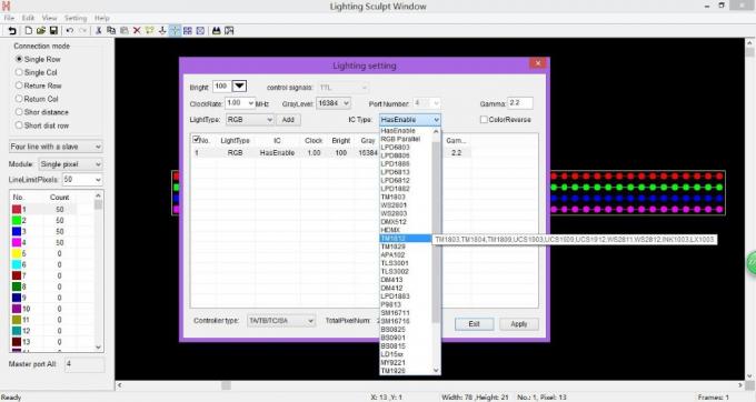 4096 пикселей Salve DMX LED контроллер H802RA 4 порта Алюминиевый сплав 1