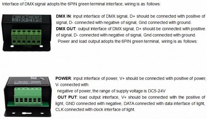 DC5v 24v Dmx To Spi Pixel Decoder 3 пин для управления светодиодной лентой RGB 0